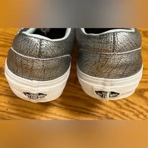 Vans | Shoes | Vans Metallic Loafer Gray | Poshmark display picture 2